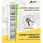 AdirOffice 72"H 6-Tier Green Storage Locker (ADI629-206-GRN-DL)~#|#~88928265-A2DE-4102-919DEA939C43F533_sc7