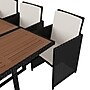 Flash Furniture Peregrine Modular Outdoor Patio Dining Set, Black/Cream/Natural, 7 Pieces/Set (TW3WBE00NAT)~#|#~88936C05-2C07-4836-AD4A421B52FFE4DE_sc7