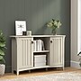 Bush Home Salinas Accent Storage Cabinet with Doors, Antique White (SAS147AW-03)~#|#~88945D60-72B2-4D4B-B00E4A9FDB99F1A0_sc7
