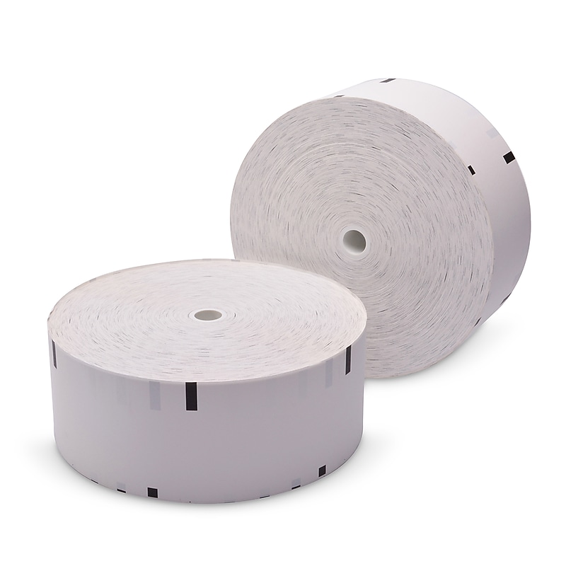 Clarion Phenol Free Thermal ATM Paper Rolls, 3 1/8" x 1960', BPA Free, 4 Rolls/Carton (9078-1125) image 1