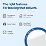 Avery Laser/Inkjet Sealing Labels, 5-1/8" x 4", White, 75 Labels/Pack (19479370685)~#|#~88973443-EA2D-4A87-8B146D2362C48C1F_sc7