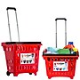 Dbest Plastic/Poly Mobile GoCart Grocery Cart, Red (01-040)~#|#~8898D677-DDCE-4329-99BA7EEB78CE014F_sc7