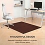 Anji Mountain Plush Bamboo Carpet & Hard Floor Chair Mat, 47" x 60", Dark Cherry (AMB0500-1009)~#|#~889C4793-087E-425C-BB864BA5FC6C8393_sc7