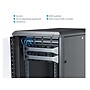 StarTech 4-Post 18U Server Rack Cabinet, Lockable 19" Data Rack Cabinet for Computer (RK1836BKF)~#|#~889C823B-281B-4893-96043214332161B1_sc7