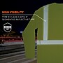 Chill-Its 6688 High Visibility Cooling Sun Shirt with UV Protection, ANSI Type R, Class 2, Lime, 2XL (12140)~#|#~889D7E85-9B30-4C05-82E45EB3D3D6D732_sc7