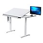 VersaDesk PowerLift 48"W Electric Adjustable Drafting Table, White (PEDT48-WW-APP)~#|#~889E2119-BB1B-4227-93641E93D2C09098_sc7