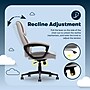 Serta Comfort Classic Ergonomic Velvet Fabric Swivel Executive Chair, Taupe (CCHR10005B)~#|#~88A4A309-8840-40BB-B10CB57F77F439CC_sc7