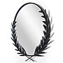 Infinity Instruments Emperor Metal Wall Mirror, 22" (20007BK)~#|#~88A6F4AB-5DE1-4F8E-9230CEFA6323CEB3_sc7