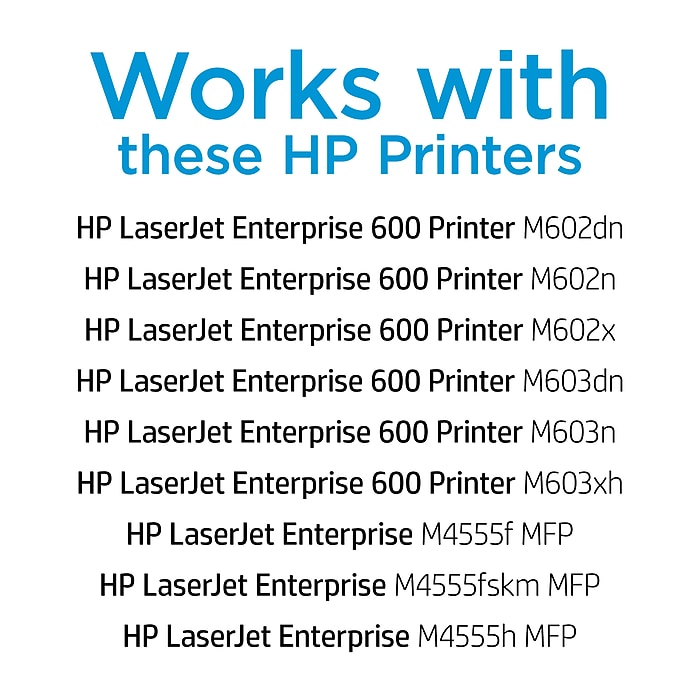 HP 90X Black High Yield Toner Cartridge, Prints Up to 24,000 Pages