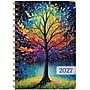 2027 Excello Brands 5.5" x 8" Weekly & Monthly Planner, Paperboard Cover, Black Tree Seasons (ORY27-FSH58-32)~#|#~88ACB34D-9E2E-4546-B2CD2E08421BFACC_sc7