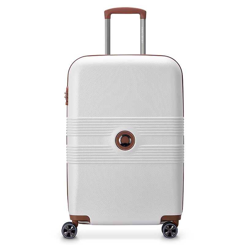 Delsey Flanerie 24" Hardside Suitcase, 4-Wheeled Spinner, TSA Checkpoint Friendly, Champagne (40303182017T9) image 1