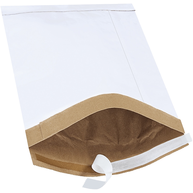 9.5" x 13.5" Self-Sealing Padded Mailer, #5, White, 100/Carton (B807WSS) image 1