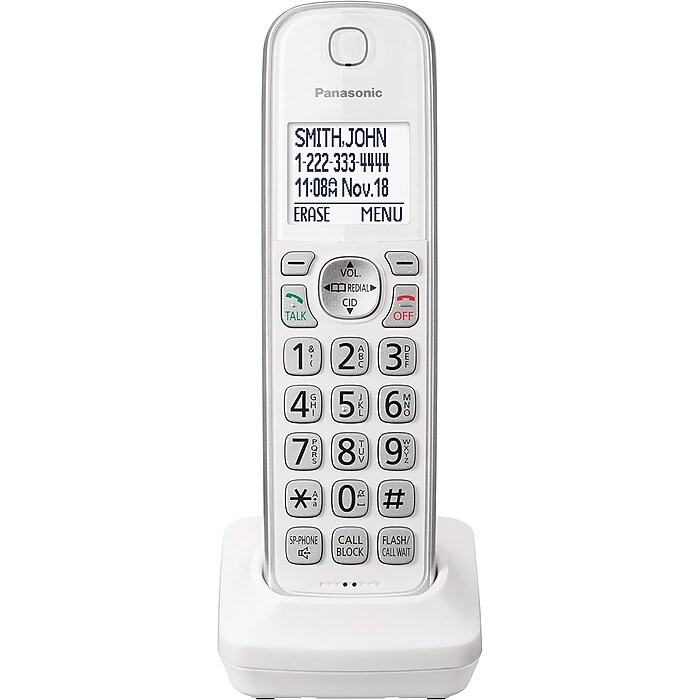 Panasonic KX-TGDA63W Additional Cordless Phone Handset for use