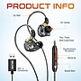 Delton 31E Ergonomic In-Ear USB-A Computer Earbuds, Black (DWH31EBK)~#|#~88BB5BE1-9C42-466A-B13A6504083AC385_sc7