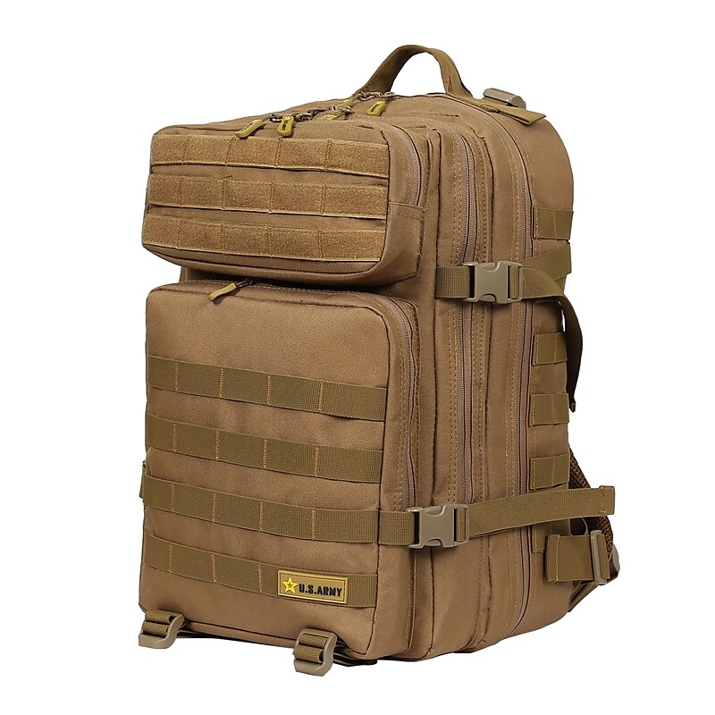 U.S. Army ASSAULT Tactical Laptop Backpack, X-Large, Coyote (USBASS20COY) image 1