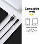 NXT Technologies™ 6 Ft. Braided Lightning to USB Cable, Black (NX60464)~#|#~88BF4A78-D3F4-4090-BEE11759B6D486B6_sc7