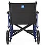 Medline Bariatric Transport Wheelchair, Desk-Length Arms, Black (TCB228N21S)~#|#~88C2DD1C-A369-4470-BA034199D5BB7E86_sc7