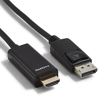 NXT Technologies™ 6' DisplayPort/HDMI Audio/Video Cable, Black (NX51760)