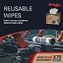WypAll PowerClean X70 Cloths, 11.1" x 16.8", White, 192 Sheets/Box (55300)~#|#~88C63135-7D16-4B10-98577A0BB2E067BD_sc7