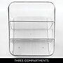 iDESIGN 3-Compartment Plastic Desk Organizer, Clear, 2 Piece (28166M2)~#|#~88C717A1-54D5-4688-BCBF3CE5A90146F9_sc7
