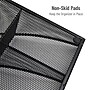 Mind Reader 11 Compartment Metal Coffee Cup and Condiment Organizer, Black (COMORGMESH-BLK)~#|#~88C8CC10-BC83-472C-95094A807191EBA4_sc7