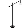 Lalia Home Studio Loft 55.5" Matte Black Floor Lamp with Cylindrical Shade (LHF-5021-BK)~#|#~88CB27C3-2F83-4366-82D9FF007260CC2E_sc7