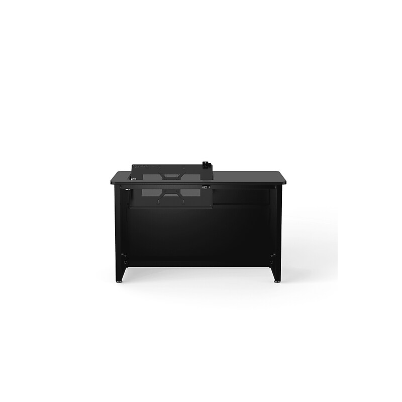 VersaDesk Enclosed Revolution 48"W Computer Desk, Black (RSD4824-BB) image 1