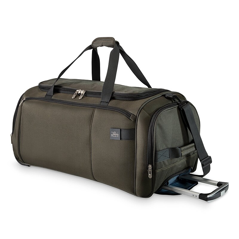 Skyway Luggage Sigma 7.0 28" Polyester Telescoping Travel Duffel with Wheels, Pine (177-28-305-RDF) image 1