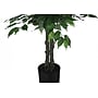 Monarch Specialties Inc. 58" Artificial Ficus Tree in Pot (I 9564)~#|#~88D27503-9F33-47FC-A5D16DB01D59F708_sc7