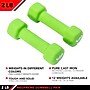 Jfit 2 lb. Neoprene Dumbbells, Neon Green (J-DBN2SET)~#|#~88D600BF-2591-4140-97FCA02DE5C16338_sc7