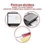 Staples Large Tab Insertable Paper Divider, 8 Tabs, Buff with Assorted-Color Tabs, 1 Set (13487/11111)~#|#~88E07A0D-2184-44CF-966F316905B91B48_sc7