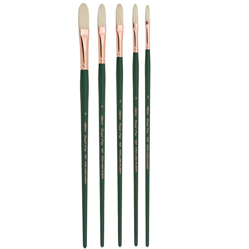 Silver Brush Grand Prix Extra Long Filbert Brushes, 5/Pack (SLVGP1062) image 1