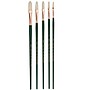 Silver Brush Grand Prix Extra Long Filbert Brushes, 5/Pack (SLVGP1062)~#|#~88ED4086-2756-49ED-84F411E50E55DC82_sc7