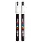 POSCA PC-1MR Water Based Paint Marker, Extra Fine Pin Tip, White, 2/Pack (UBCPC1MRWHITE-2)~#|#~88EDF680-2AEC-40E6-B0E89AC57513D652_sc7