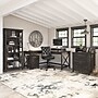 Bush Furniture Key West 66"H 5-Shelf Bookcase with Adjustable Shelves, Dark Gray Hickory Wood (KWB132GH-03)~#|#~88EF59E9-B93A-44FC-B3B445DBA71AFBC9_sc7