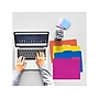 Better Office Heavy-Duty File Folders, 1/3-Cut Tab, Letter Size, Polypropylene, Neon Assorted Colors, 12/Pack (89021-12PK)~#|#~88EFB098-40F6-4F76-965C9BF2DE9C513E_sc7