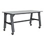 Learniture Ideate Series Rectangular Activity Table, 72" x 36", Laminate, North Sea/Graphite (LNT-NOR3005-GT-PK-SO)~#|#~88FA07A3-C496-4298-ADBC65C93E84C045_sc7