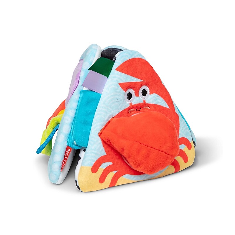 Melissa & Doug Ocean Tummy Time Triangle Baby Toy, 6/Pack (50744) image 1