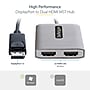 StarTech.com DisplayPort to Dual HDMI Video Adapter, Male to Female, 1ft Host Cable, DP 1.4, HBR3, MST, 4K 60Hz (MST14DP122HD)~#|#~89024326-ACE7-46B5-9F7768E4A14EF5E9_sc7