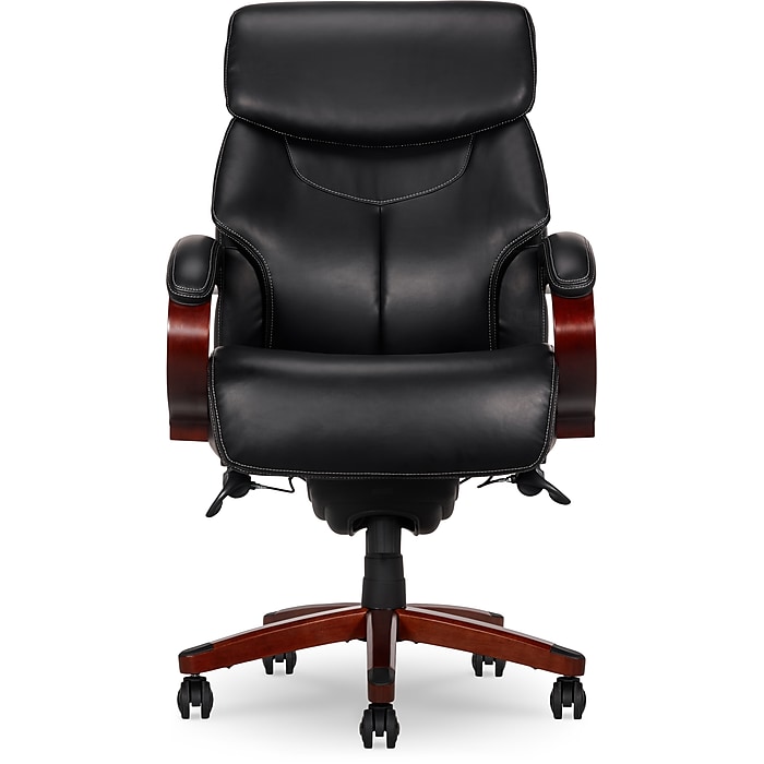 La-Z-Boy Bradley Bonded Leather Executive Chair, Black La-Z-Boy Bradley Bonded Leather Executive Chair, Black