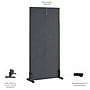 Bush Business Furniture Fabric Freestanding Privacy Panel, 72"H x 34"W, Cool Charcoal (PSP234CL-03)~#|#~890610B1-1753-44B2-B0723750A316B708_sc7