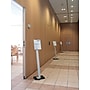 Durable Infobase Blank Free-Standing Floor Sign, 44.5", Silver (4814-23)~#|#~890611F8-A87C-4AE1-A80FFD797778A19D_sc7