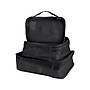 G Force 6-Piece Fabric Travel Pouch Set, Water Resistant, Black (27105-BLACK)~#|#~8906F337-D7FE-4DC0-8A0E199300DD0ED7_sc7