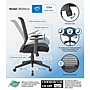 Boss Office Products Ergonomic Mesh Swivel Task Chair, Black (B6566-BK)~#|#~8909B245-8818-47CC-89268C8C4D21F5DF_sc7