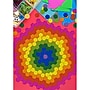 Roylco Hexagon Mosaics, 0.5" H x 0.57", Assorted Colors, 2,000/Pack, 3 Packs/Bundle (R-15631-3)~#|#~890C39EF-1EBE-4D3D-ACD7AAB120B8CA2E_sc7