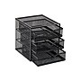 Mind Reader 3-Drawer Desktop Storage Organizer, Black (MINMESH3-BLK)~#|#~8910BBD0-3F5C-4557-A816816B447A34A6_sc7