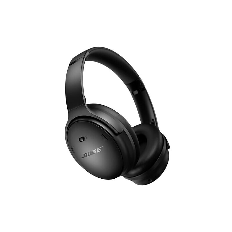 Bose QuietComfort Bluetooth Wireless Active Noise Cancelling Over-the-Ear Headphones, Black (884367-0100) image 1
