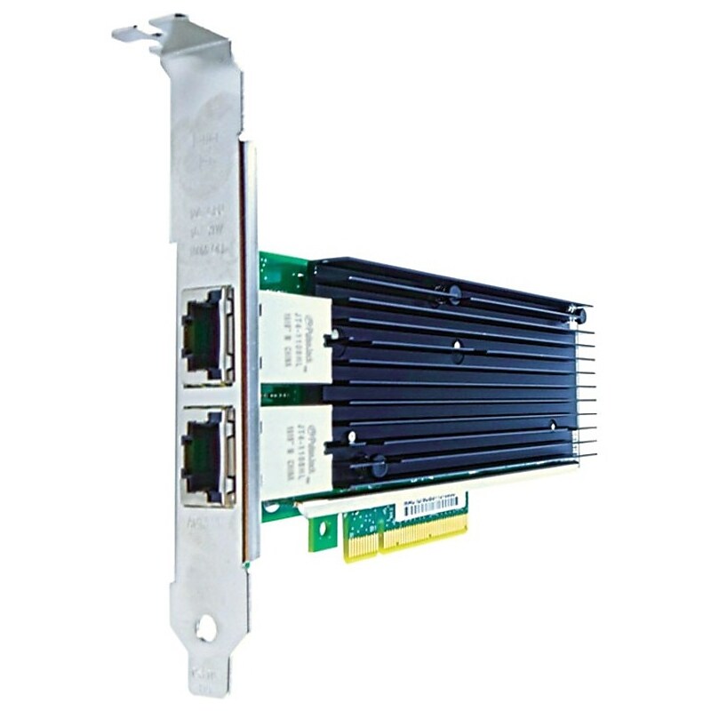 Axiom PCIe x8 10Gbs Dual Port Copper Network Adapter image 1