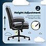 Serta Comfort Modern Ergonomic Bonded Leather Swivel Executive Chair, Black (CHR10132A)~#|#~891366BA-9E1F-4E06-BB7B22CE5FD4E674_sc7