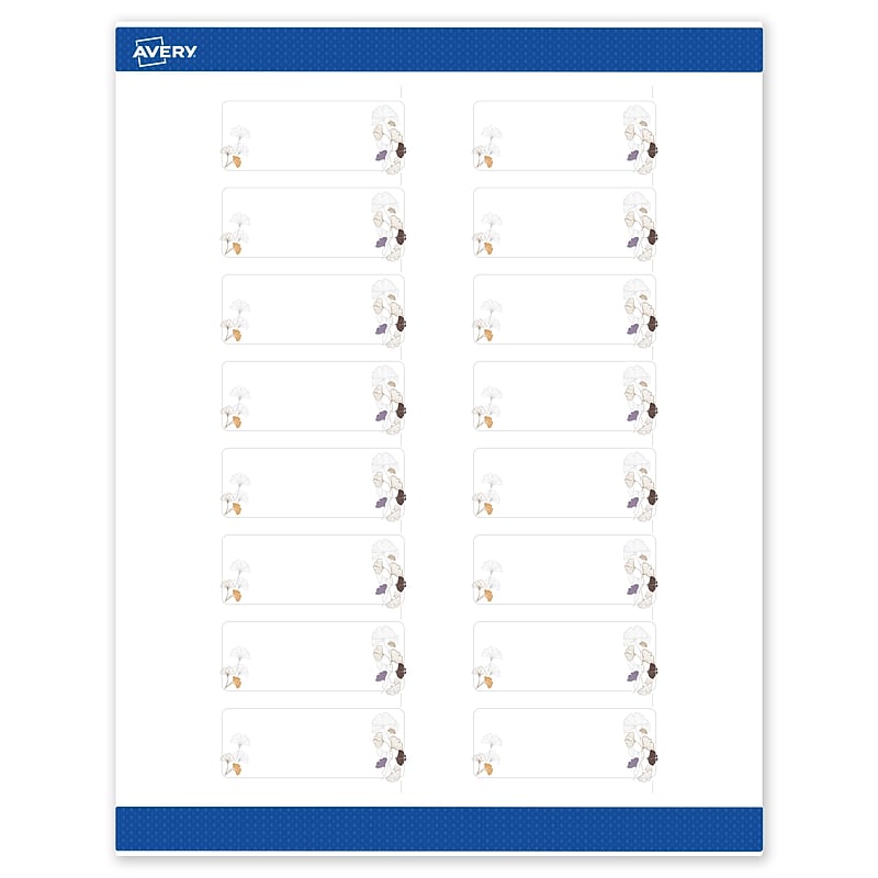 Avery Laser/Inkjet Rectangle Multipurpose Labels, 1" x 2-5/8", White, 160/Pack (S00F45) image 1